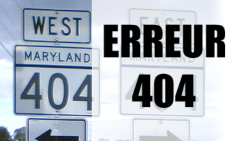 Erreur type 404