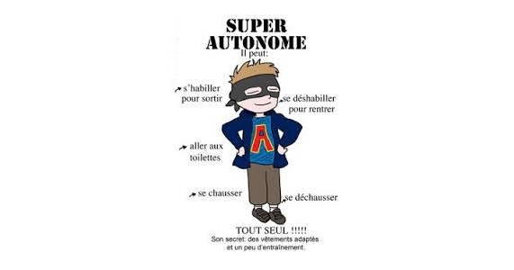 autonomie de l'enfant